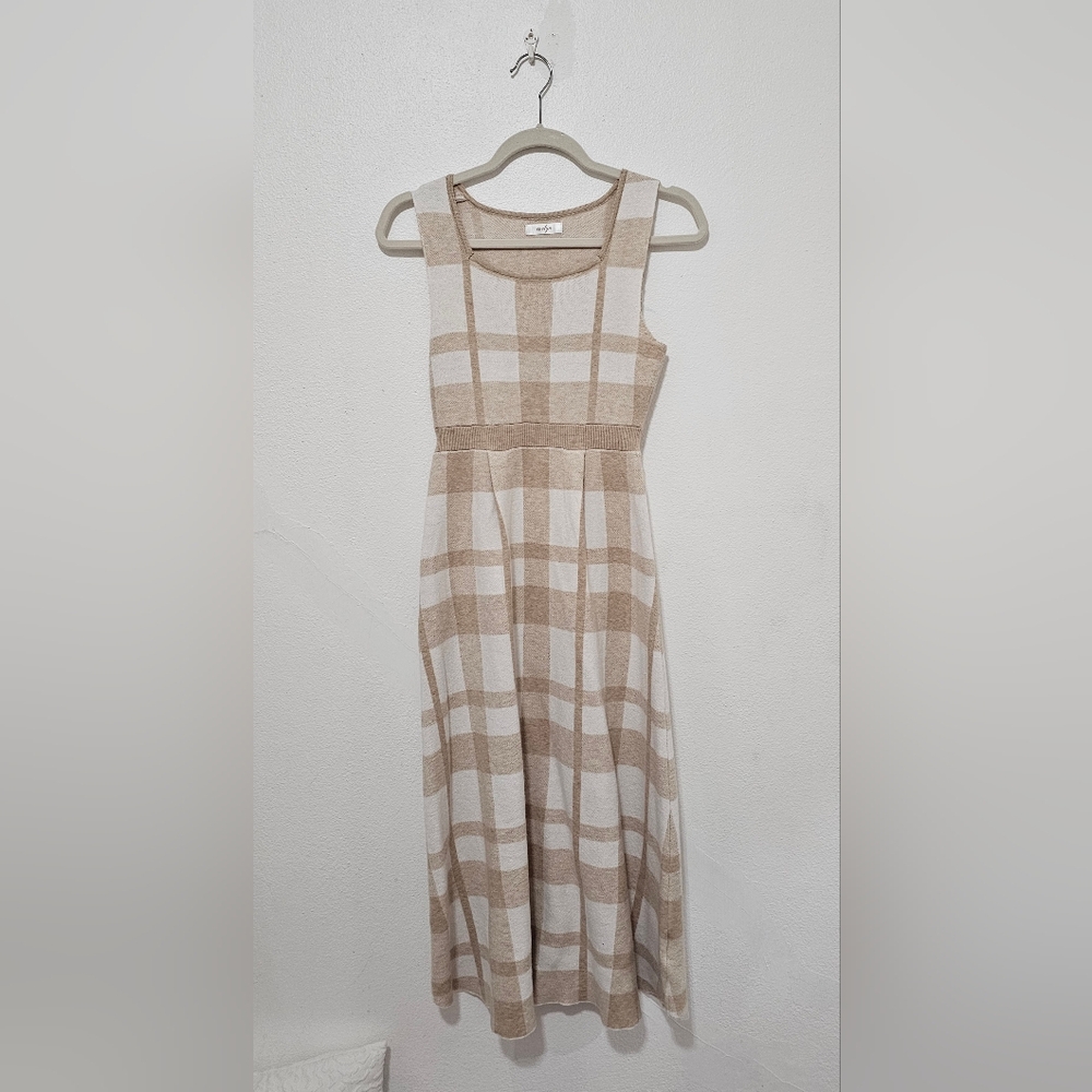 Evelyn bolero checkered long one piece dress - Picture 5 of 5